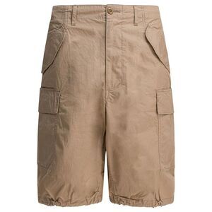 BEAMS PLUS Men's Cargo Shorts Men Beige Pants